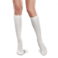 Image of Therafirm Anti-Embolism Knee High Closed Toe Stocking 18 mmHg