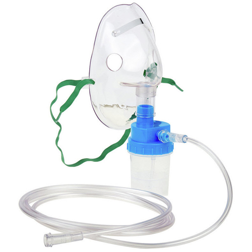 Allied Adult Mask with Nebulizer & 7 ft Smooth Tubing