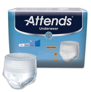 Attends Adult Extra Absorbency Protective Underwear Large 44 - 58