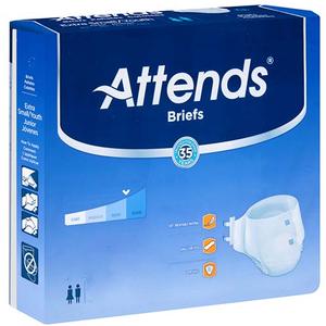 Attends Extra Absorbent Breathable Briefs, Extra Small/Youth (20- 30”)