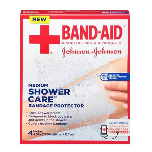 Band-Aid Shower Care Bandage Protector - Medium