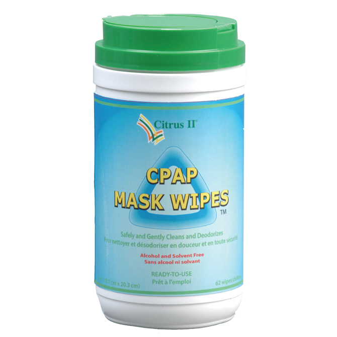 Beaumont Citrus II CPAP Mask Wipes - 62 Count