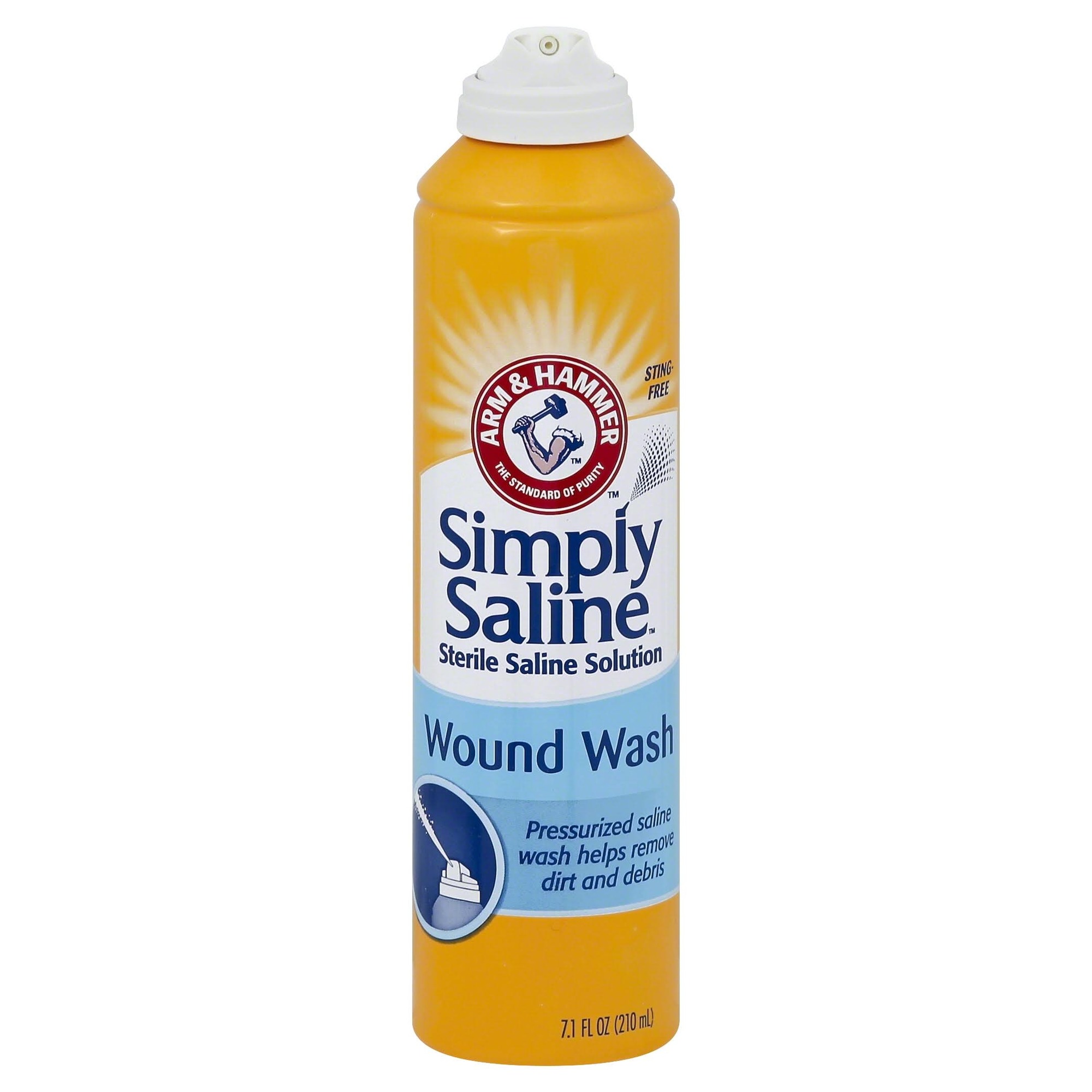 Church & Dwight Simply Sterile Wound Wash Saline 7 oz