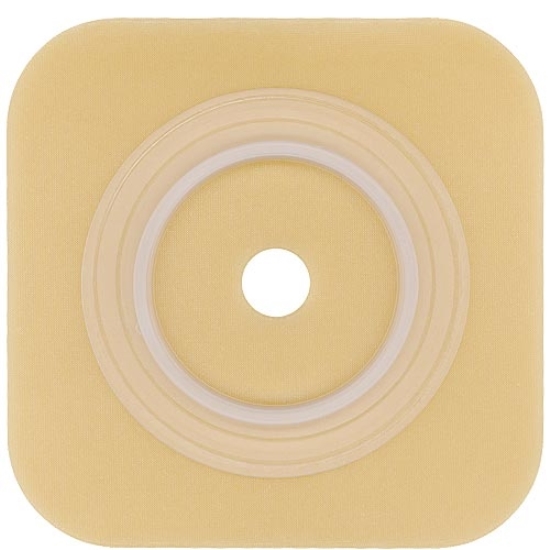 Convatec Colostomy Barrier Sur-Fit Natura Trim to Fit, Extended Wear Durahesive, Without Tape 1-3/4 Inch Flange Hydrocolloid 1 to 1-1/4 Inch Stoma 4 X 4 Inch