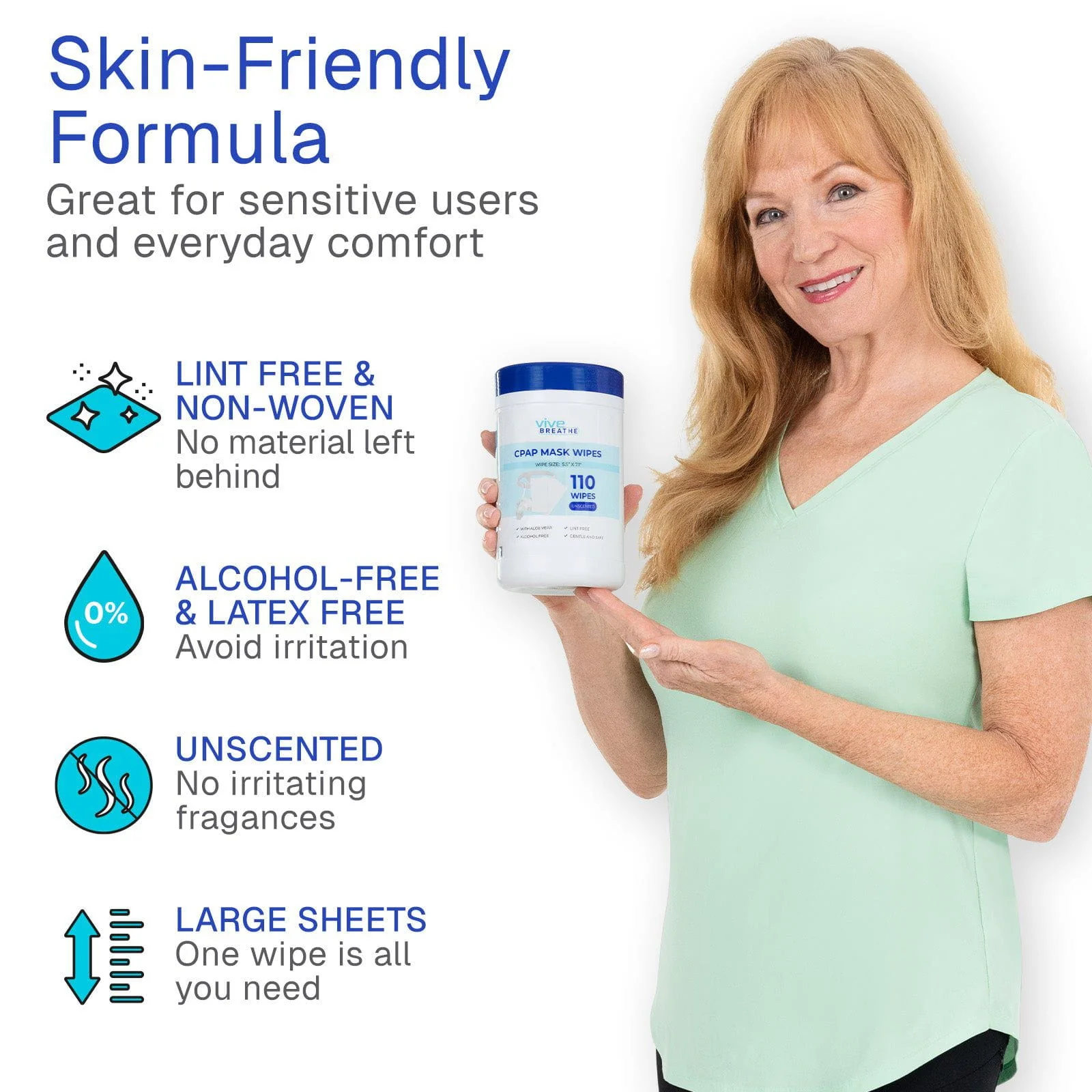 CPAP Mask Wipes - Pack of 1 Photo