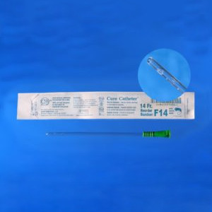 Cure Intermittent Catheter, Female, Straight, 14Fr 6