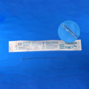 Cure Male Hydrophilic Coated Sterile Intermittent Urinary Catheter 12Fr 16