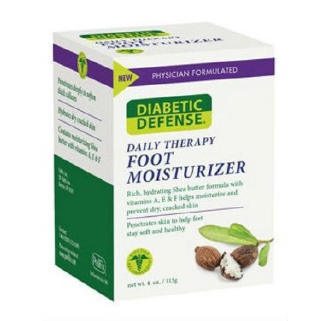 Diabetic Defense Foot Moisturizer 4 oz. Tube Scented Cream