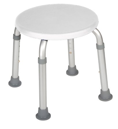 Drive Shower Stool Without Arms Aluminum Frame 13-1/2 to 21 Inch Height