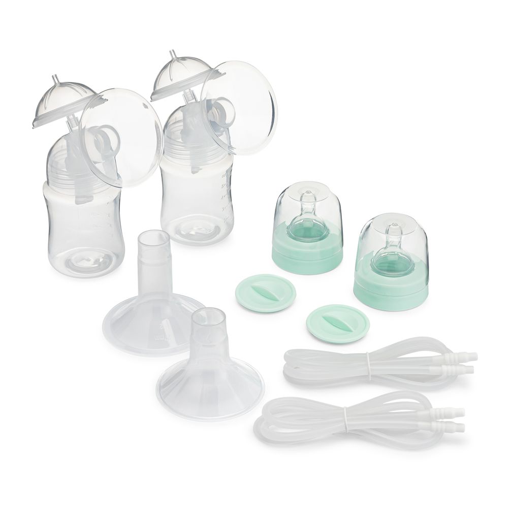 Motif Duo Double Electric Breast Pump with Silicone Manual Breast Pump,  Lactation Class, and Milk Storage