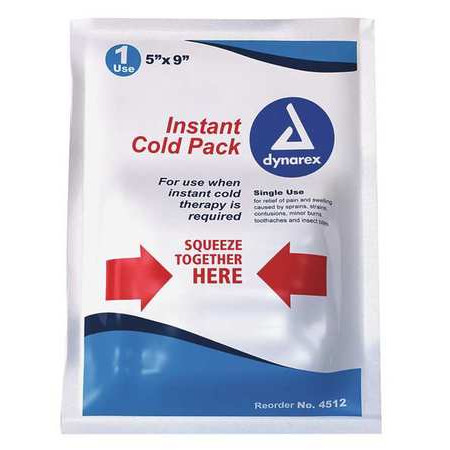 Dynarex Instant Cold Pack 5 x 9, Disposable