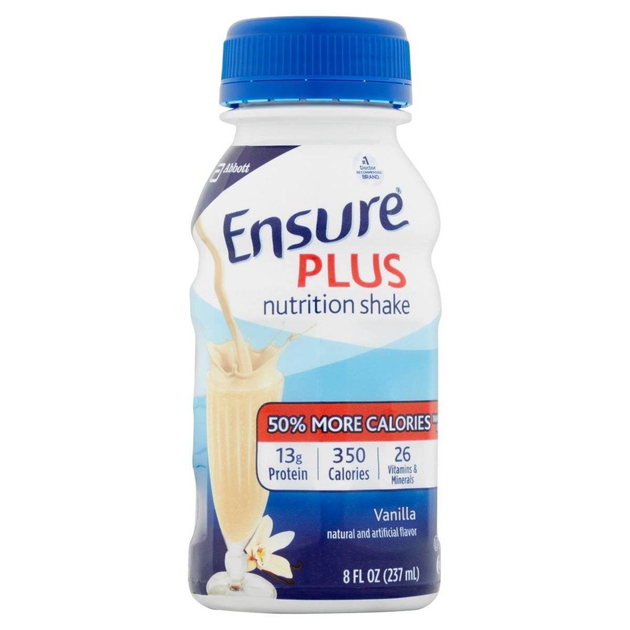 Ensure Plus Vanilla Flavor Oral Supplement 8 oz. Bottle Ready to Use Photos
