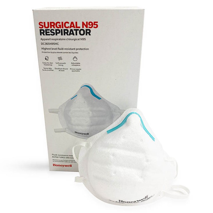 Image of Honeywell Surgical N95 Respirator Masks - 20 Pack