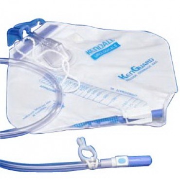 Kenguard Dover Urinary Drainage Bag with Anti-Reflux Chamber and Hook and Loop Hanger 2,000 mL