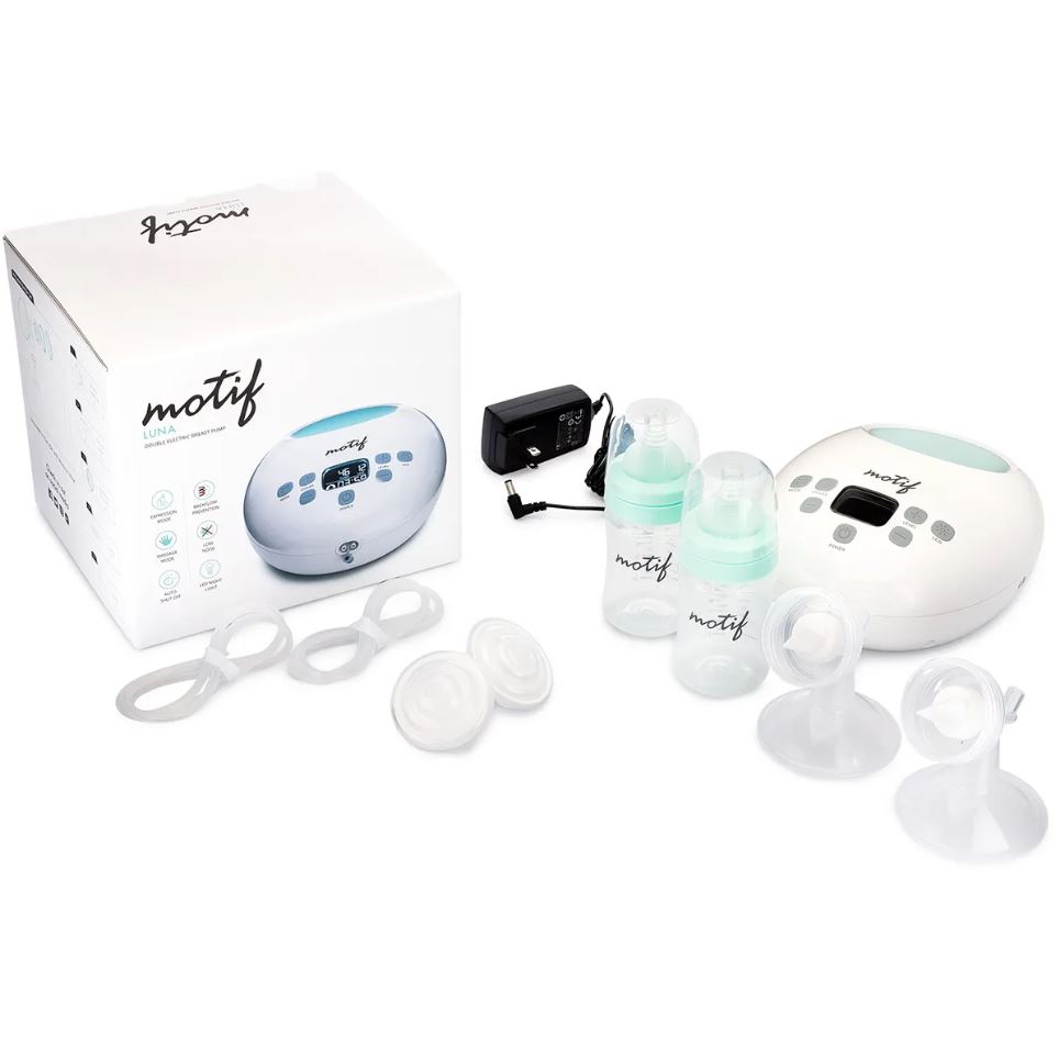 Motif Luna Double Electric Breast Pump with Battery