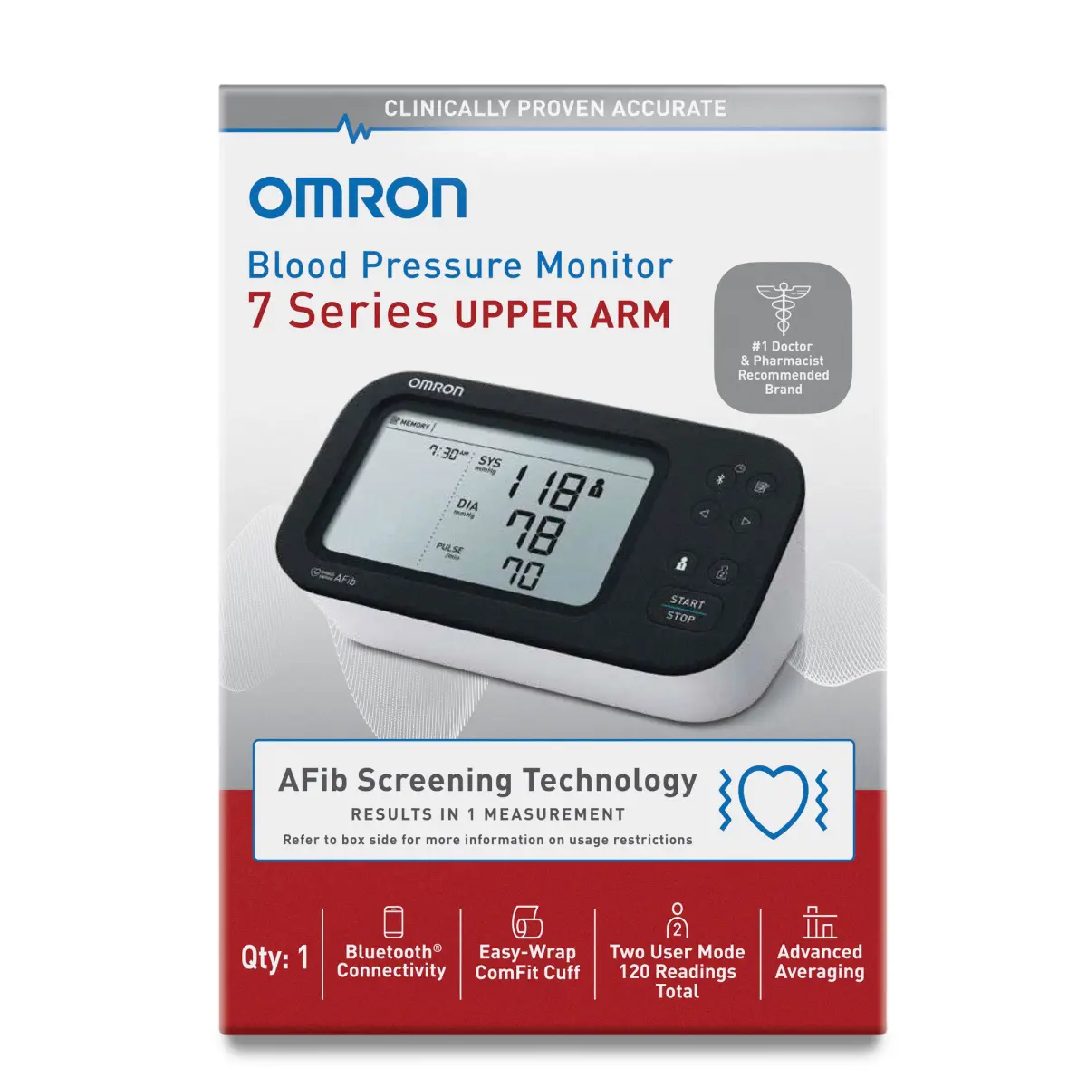 Omron 7 Series Upper Arm Blood Pressure Monitor Photo
