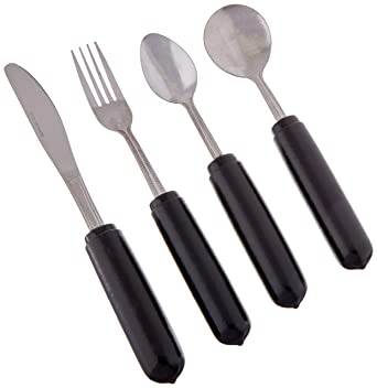 Performance EZ Large Grip Weighted Utensils - Set of 4 (Clearance)