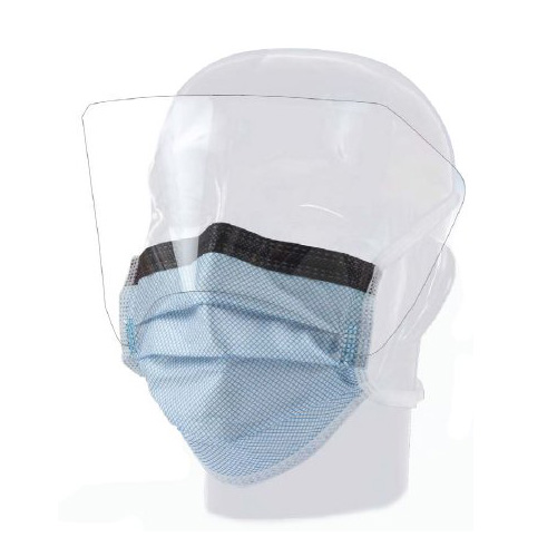 Precept Surgical Mask with Anti-fog Eye Shield - Box of 25