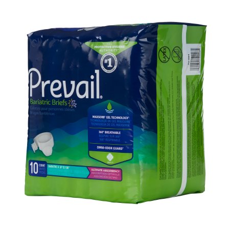 Prevail Bariatric Adult Incontinent Briefs - 3X Large