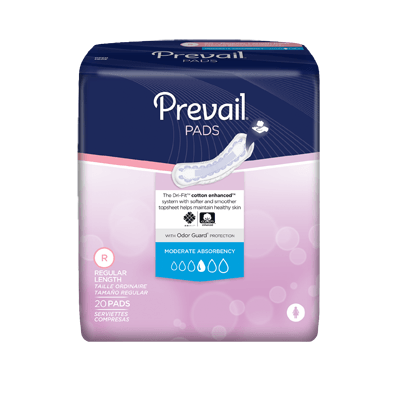 Prevail Bladder Control Moderate Pad White 11