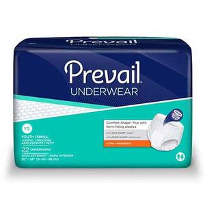 Prevail Youth Protective Underwear, Extra Absorbency, Pull On and Off Design, Small (20 to 34)