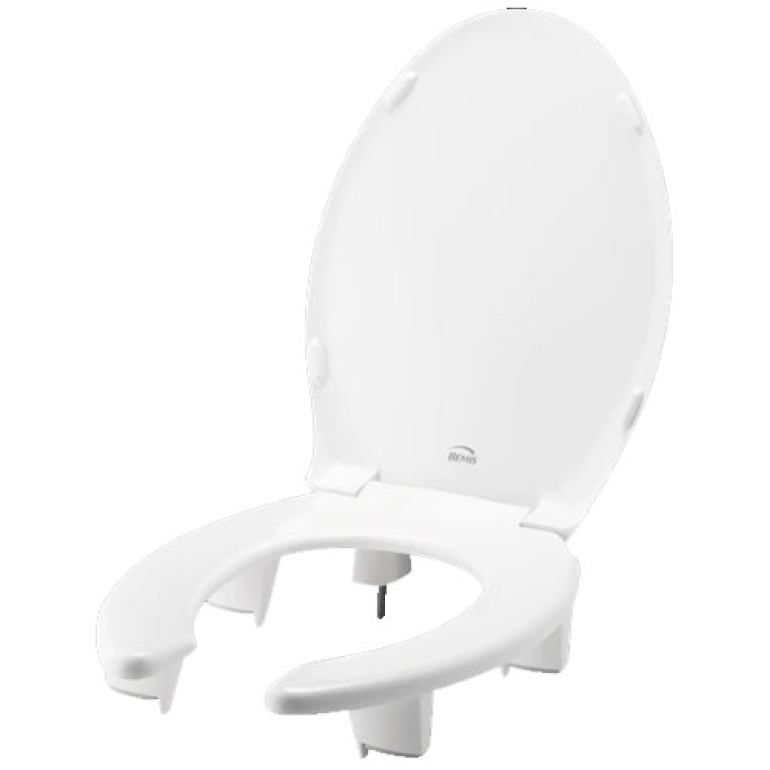 Bemis Independence 4.5 in. Raised Toilet Seat White