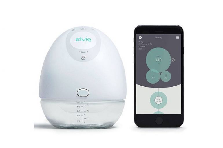 Elvie Double Electric Wearable Smart Breast Pump | Silent Hands-Free  Portable Breast Pump That Can Be Worn in-Bra with App 2-Modes & Variable  Suction