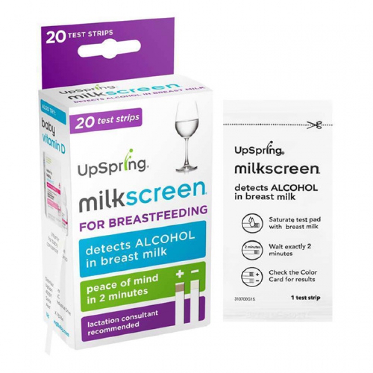 UpSpring Milkscreen for Breastfeeding - 8ct - Detects Alcohol in