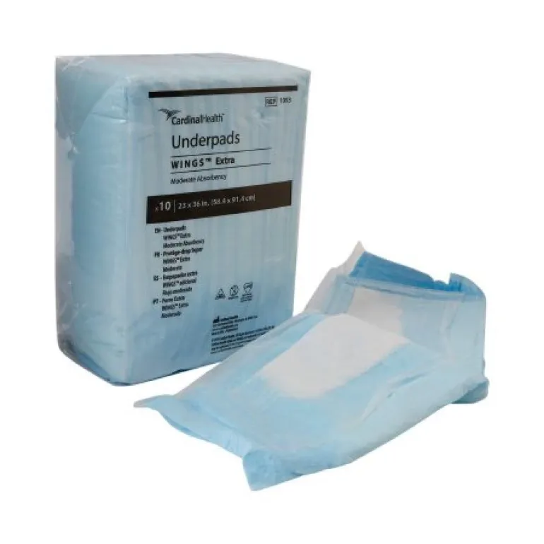 Wings Underpads Moderate Absorbency