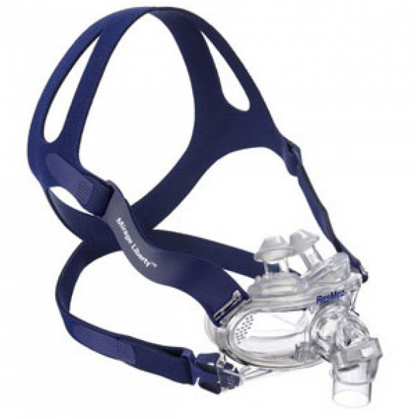 ResMed Mirage Liberty Full Face Mask Complete System with Cushion, Pillows and Headgear
