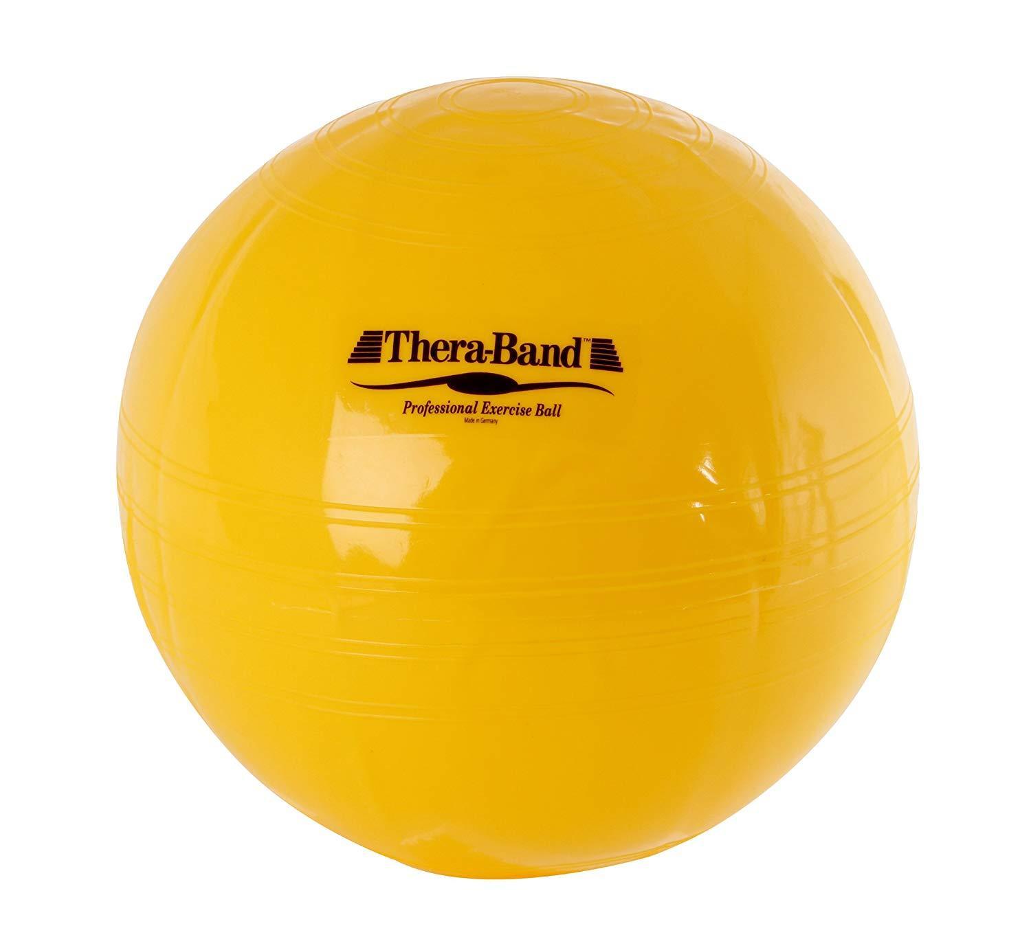 TheraBand Exercise Ball, 18, Yellow