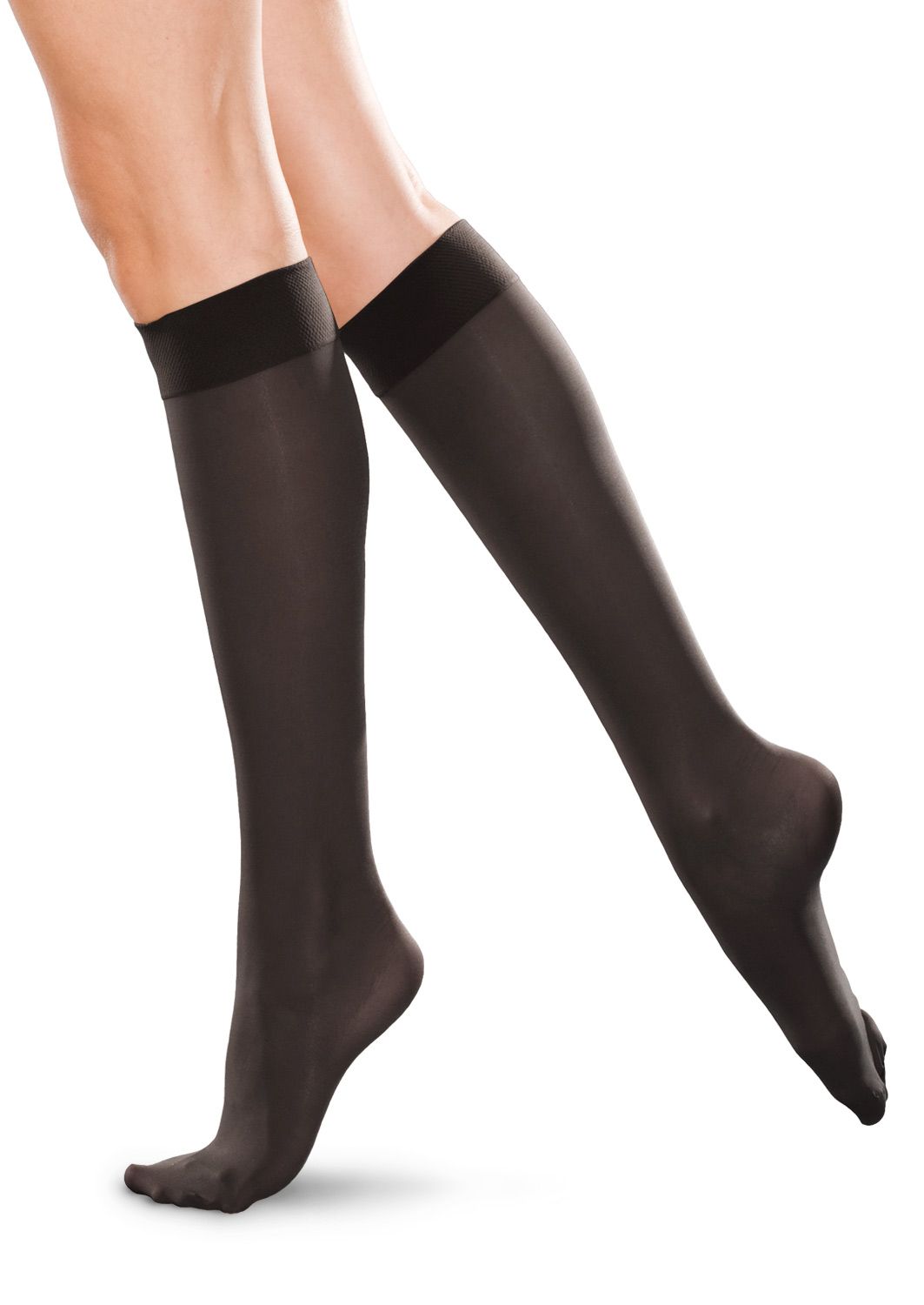 Image of Therafirm Firm Knee High Stockings 30-40mmHg