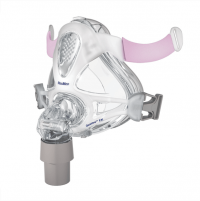 Image of ResMed Quattro FX Her Full Face Mask Frame System with Cushion Small, Pink