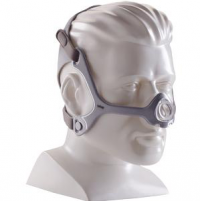 Image of Respironics Wisp Mask with Clear Frame and Headgear, Three Cushion Sizes