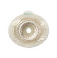 Image of Coloplast SenSura Mio Click Two-Piece Ostomy Skin Barrier, Convex Light, 5/8" to 2-1/16" Cut-To-Fit