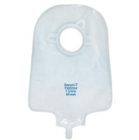 Image of Securi-T Two-Piece Urostomy Pouch with Cap 9" L, 1-3/4" Flange