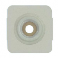 Image of Securi-T Ostomy Wafer, Extended Wear, Two-Piece, Pre-Cut, 1-3/8" Stoma Opening, Convex, 2-1/4" Flange, 5"x 5"