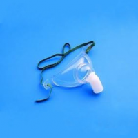 Image of CareFusion Aerosol Trach Mask AirLife Collar Style Adult User One Size Fits Most Adjustable Neck Strap