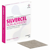 Systagenix Silvercel Antimicrobial Alginate Dressing, 4-1/4 x 4-1/4