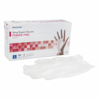 Image of McKesson Exam Gloves - NonSterile Vinyl Smooth Clear - Large