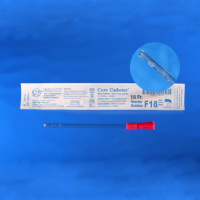 Image of Cure Female Straight Tip Intermittent Catheter 18 Fr. 6"