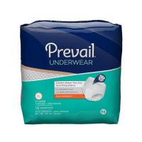 Image of Prevail Adult Absorbent Underwear Daily Underwear Pull On X-Large Disposable Moderate Absorbency
