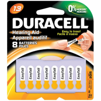 Image of Duracell 13 Cell Hearing Aid Batteries - 8 Pack