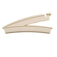 Hollister Drainable Pouch Clamp, Beige, Plastic