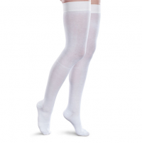 Image of Therafirm Core-Spun Gradient Compression Thigh High Socks 15-20 mmHg