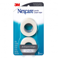 Nexcare Gentle Paper First Aid Tape, 1 x 10yds, 2 Pack