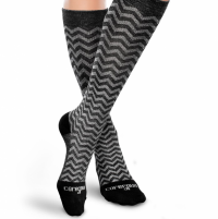 Image of Therafirm Core-Spun Firm Moderate Socks-Trendsetter 20-30mmHg