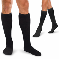 Image of Therafirm Cushioned Core-Spun Gradient Compression Socks 20-30mmHg