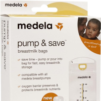 Medela Pump and Save Breastmilk Bags, 20 count (Clearance)
