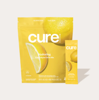 Cure Hydrating Electrolyte Mix Pouch, Lemon, 14 ct